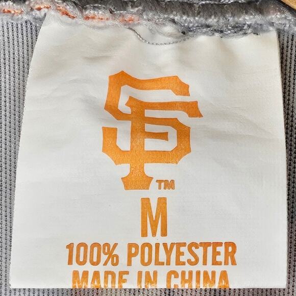 GIANTS MLB MEN'S SHORT-SLEEVE BUTTON-UP TEAM SHIRT SIZE MEDIUM - Picture 7 of 8